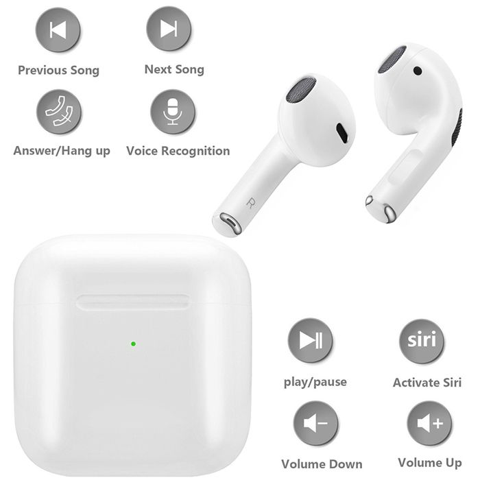OREILLETTE airpod casque sans fil source sport Bluetooth TWS 5.0 (5e génération)
