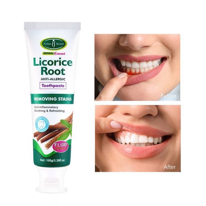 DENTIFRICE à l'extrait de racine de réglisse 100g