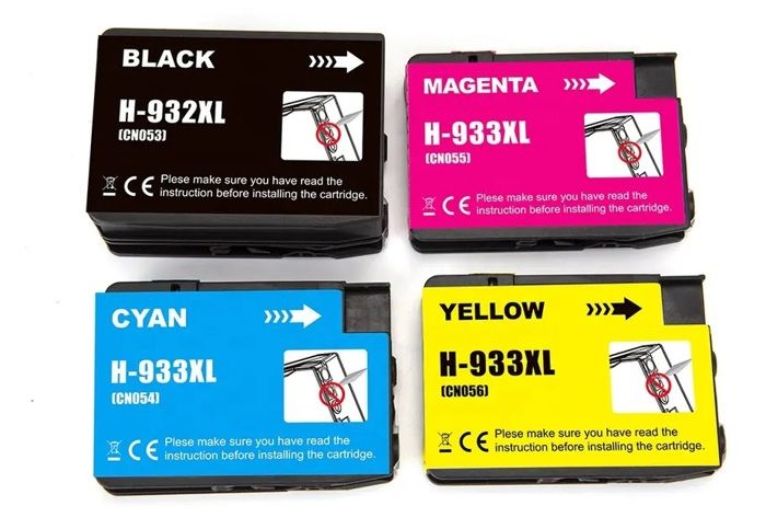 Pack Cartouches d'encre  Compatible HP 932 XL Black / 933 XL Cyan / 933 XL Magenta / 933 XL Yellow