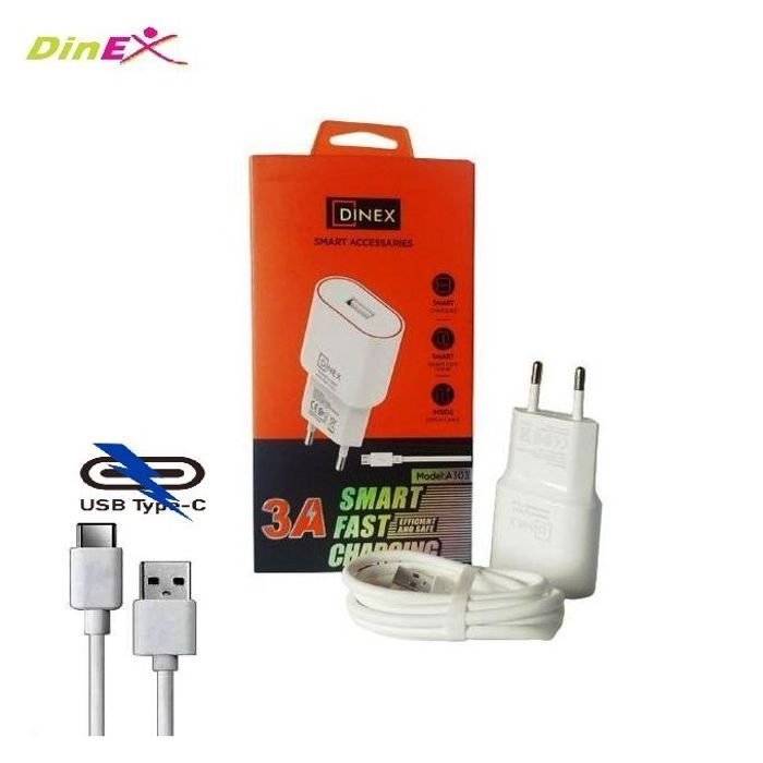 Chargeur Murale Secteur 3A charge rapide intelligente avec câble Type C