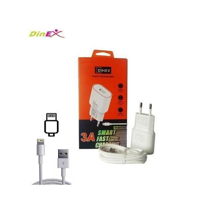 Chargeur Murale Secteur 3A charge rapide intelligente avec Lightning iPhone