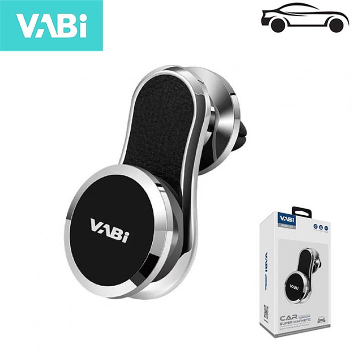Support de téléphone en métal magnétique pour grille d'aération de voiture en alliage de zinc Rotation à 360 °