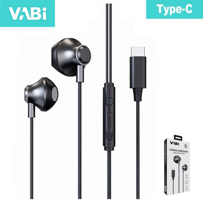 Écouteurs filaires VABi Type C – Décodage numérique, conception intra-auriculaire, latence nulle – Améliorez votre expérience audio