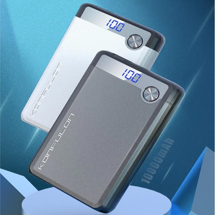 BATTERIE EXTERNE Konfulon Powerbank 10000mAh QC3.0 Q11 PD TYPE-C 18W POUR TELEPHONE SmarPhone