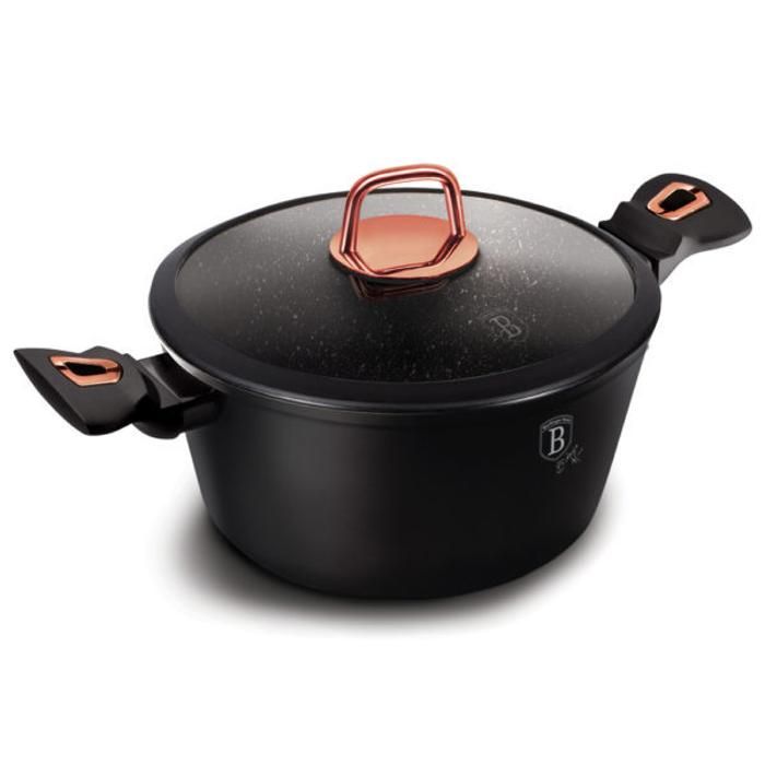 Cocotte avec couvercle, 24 cm, Collection Black Rose