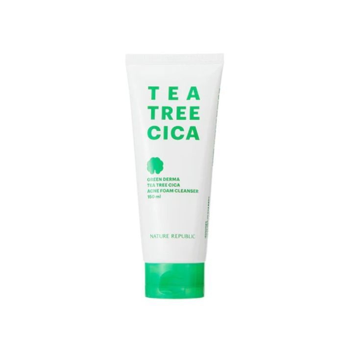 GREEN DERMA TEA TREE CICA ACNE FOAM CLEANSER