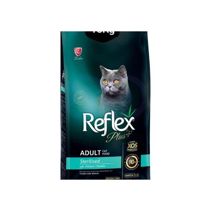 Croquettes Poulet Pour Chat Stérilisé – Reflex Plus 1.5KG