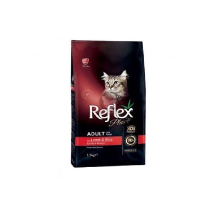 Croquettes- Cat Food with Lamb & Rice-REFLEX Adult 1,5 Kg