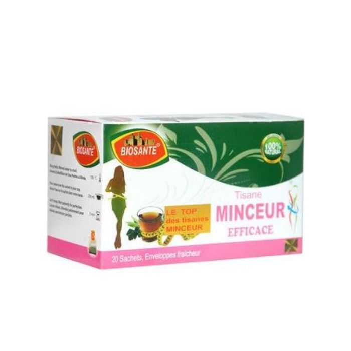 Biosanté Tisane régime perte de poids brule graisse coupe faim naturel - 20 sachets