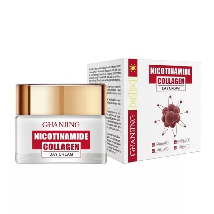 Guanjing Crème de jour à base de Nicotinamide pour le visage, blanchissante, hydratante, réparatrice taches
