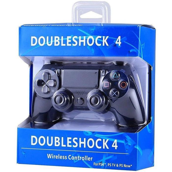 Manette sans fil Bluetooth Contrôleur avec vibration et LED compatible avec les jeux vidéo Sony DoubleShock 4 PlayStation PS4 PS TV