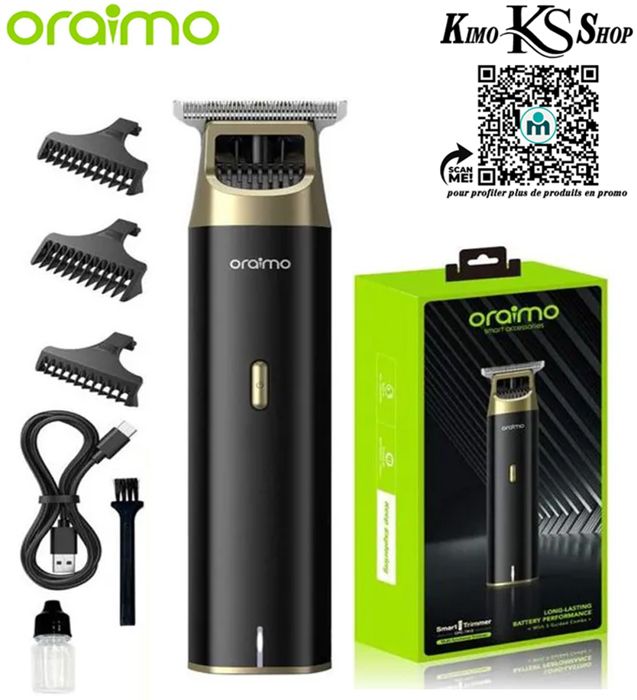 oraimo SmartTrimmer2 150-min temps de travail vitesse réglable tondeuse multifonctionnelle