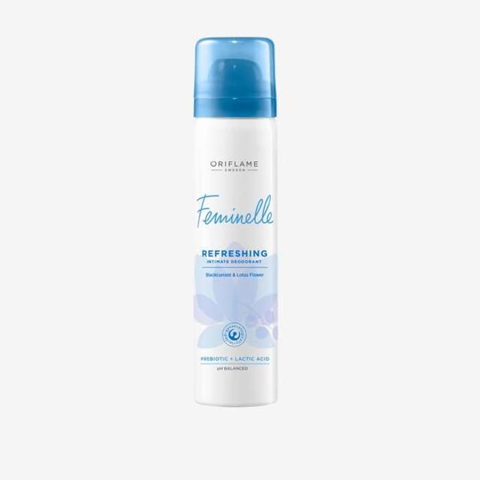 Déodorant Intime Rafraîchissant Feminelle à l'Extrait de Cassis et La Fleur de Lotus 75 ml