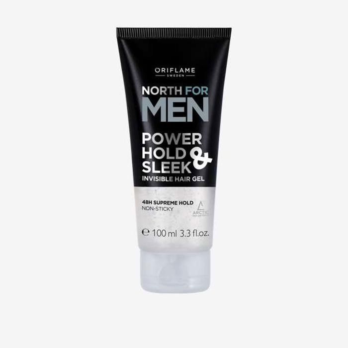 Gel pour les Cheveux North For Men Power Hold & Sleek Invisible Hair 100 ml