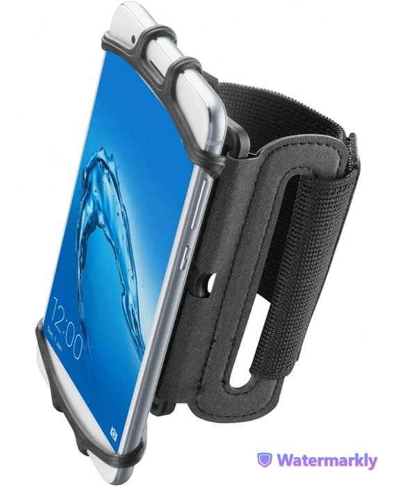 ETUI DE PROTECTION NOIR WRIST BAND MULTI-COMPATIBLE- CELLULARLINE
