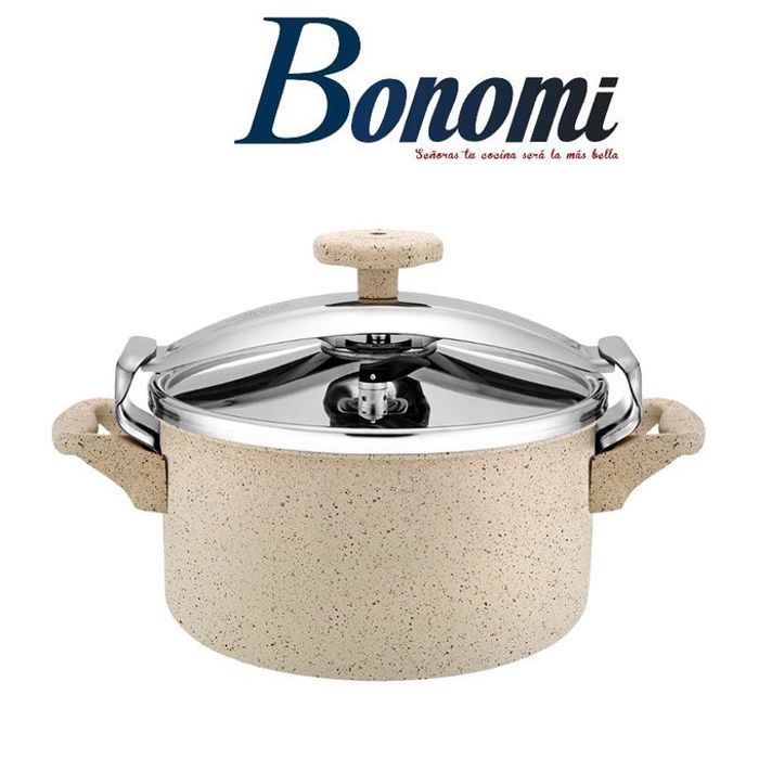 Cocotte À Pression En Granit Beige 5L