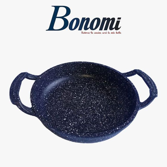 Bonomi Poêle À Paella Noir 18 Cm