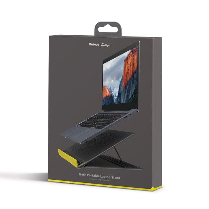BASEUS Plateau de support de table pliable portable réglable pour ordinateur portable et tablette