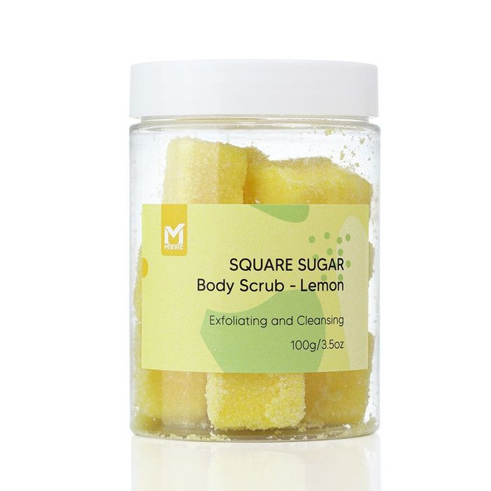Gommage corporel sucre carré - citron