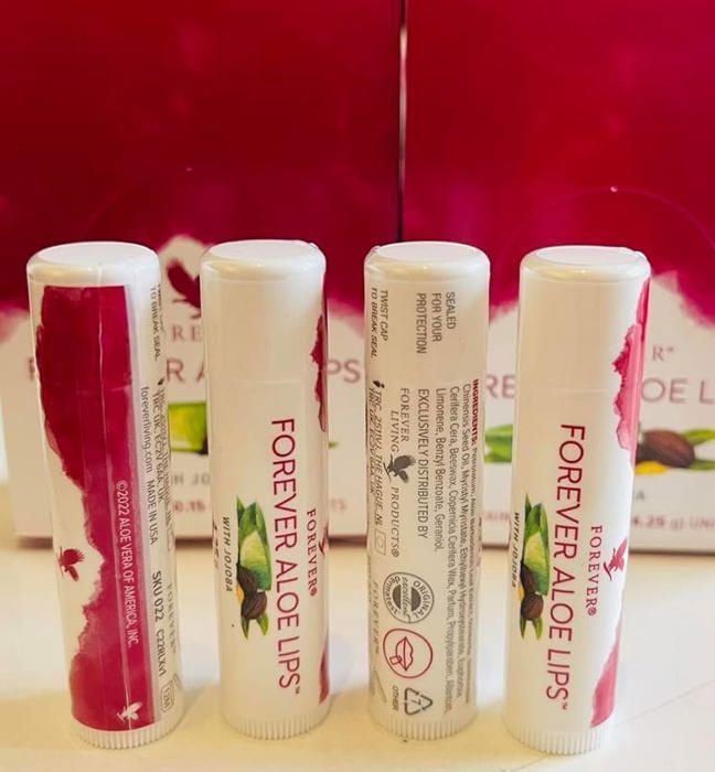 Baume à lèvres - FOREVER LIVING PRODUCTS - 4 xALOE LIPS™ - Nourrissant - Hydratant - Protecteur