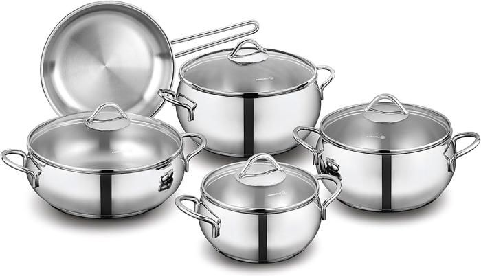Batterie de cuisine TOMBIK (9 pièces)