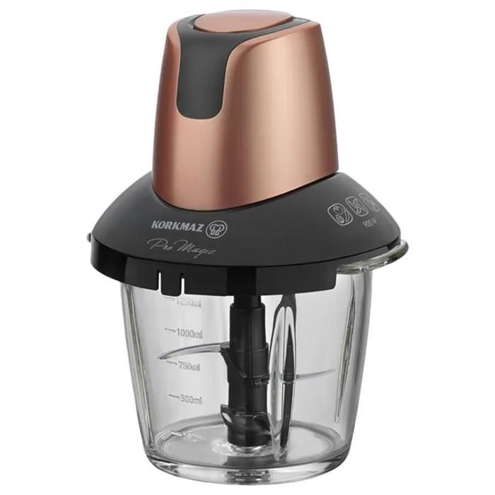 Korkmaz A460 Pro Magic Hachoir à verre électrique avec 4 lames