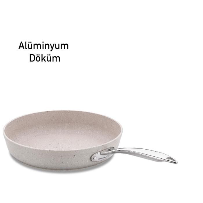 KORKMAZ Poêle à Granité 30cm
