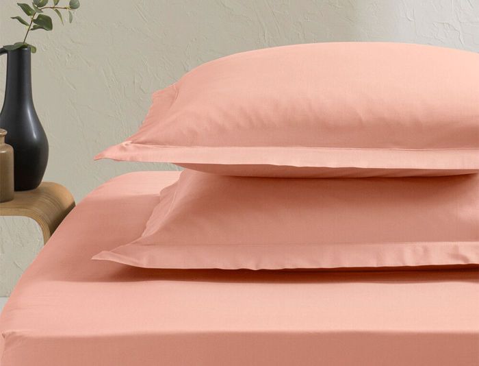 PERCALE TAIE OREILLER 50/70 CM BLUSH