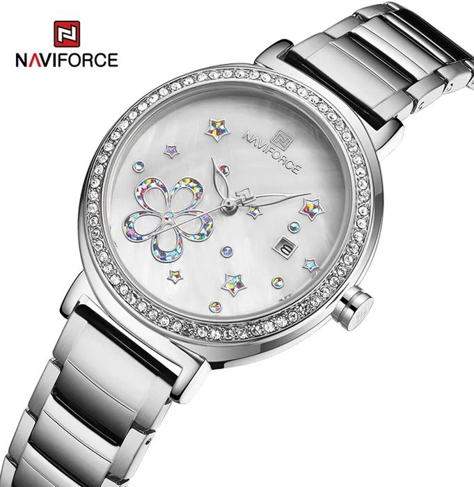 NAVIFORCE - Montre bracelet de luxe pour femmes, Quartz, étanche 3Atm, Reloj mujer bijoux à la mode, pour filles, collection 2023