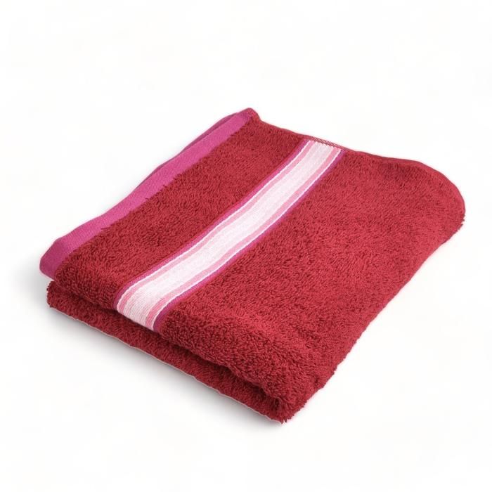 SERVIETTE BORDEAUX 50x90 - 450G/M2