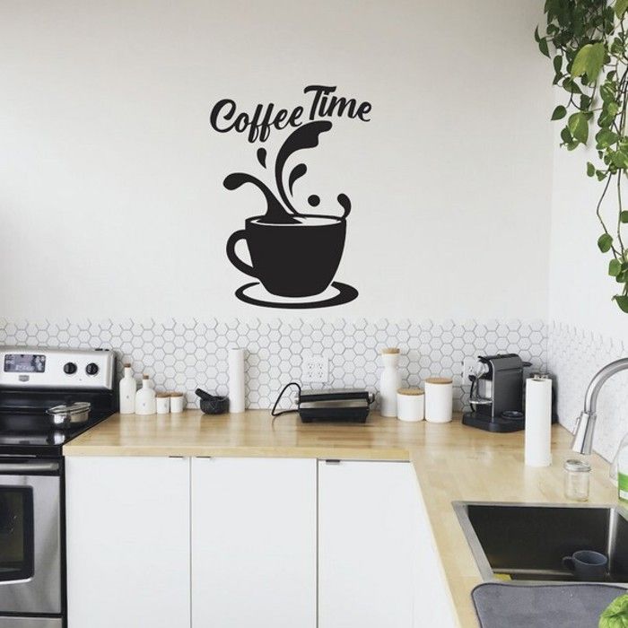 Stickers Coffee Time ,Tasse café
