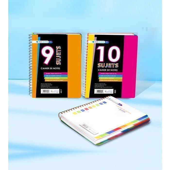 CAHIER UNIVERSTE 9SUJETS