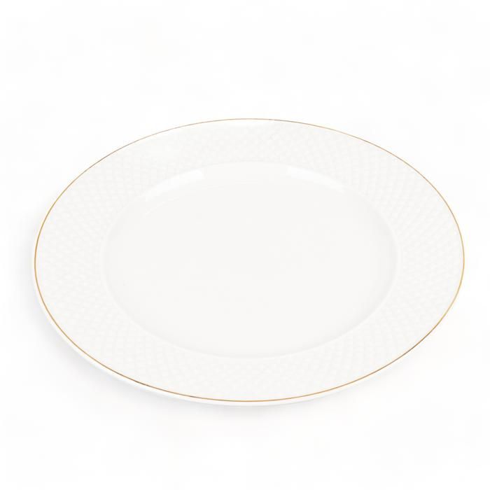 ASSIETTE PLATE 10cm  PORCELAINE BLANCHE ELYSEE