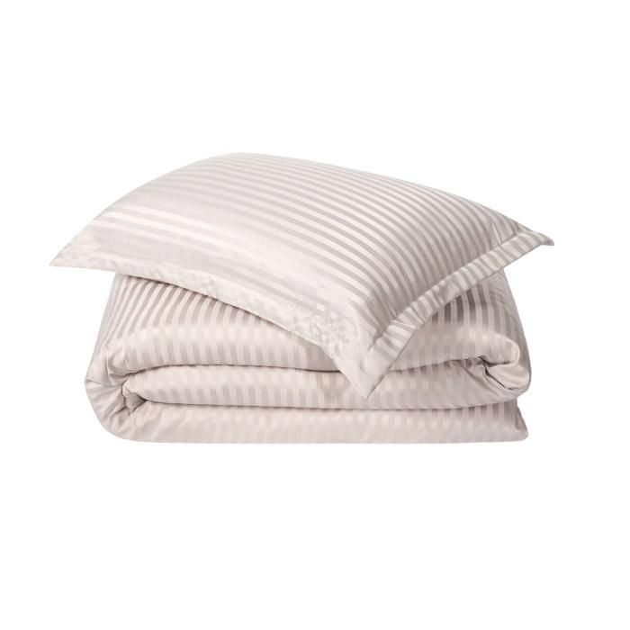 COUETTE RAYEE SATINEE KING SIZE 180CM - BLANCHE