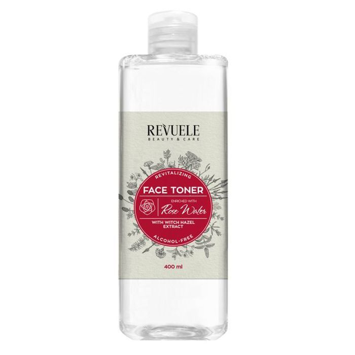 Revuele Face Toner With Witch Hazel and Rose Water 400ml