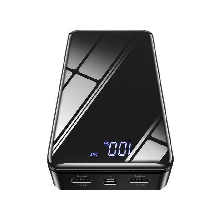 BJ8 Extreme power bank 30000mAh, USB-C,Micro-USB input and dual USB 2A output, LED digital display