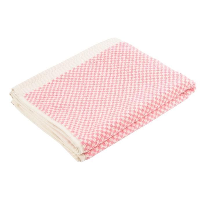 SERVIETTE JACQUARD ROSE ILONA 50X90 - 500 G