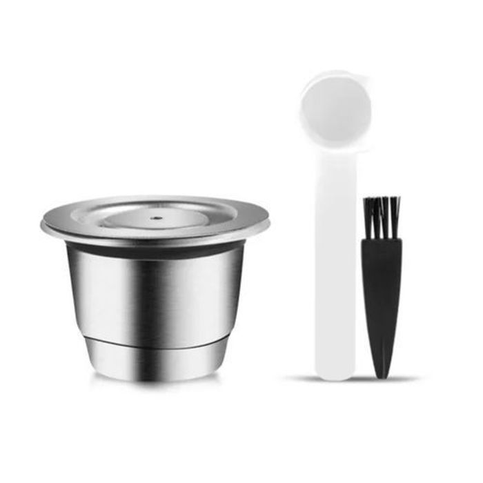 Capsule en inox rechargeable réutilisable café compatible Nespresso
