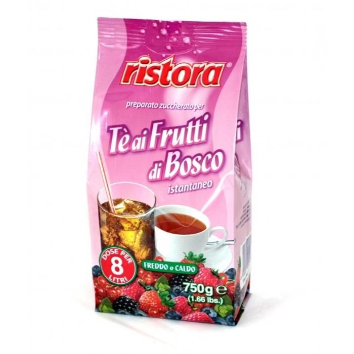 ICE THÉ MYRTILLE FRUIT ROUGE. RISTORA -750G - 100% ITALIEN