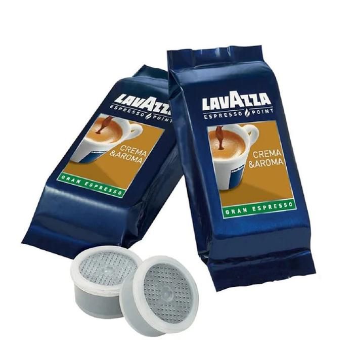 12 CAPSULES DE CAFÉ CREMA&AROMA LAVAZZA. ESPRESSO POINT - HAUTE QUALITE - 100% ITALIEN