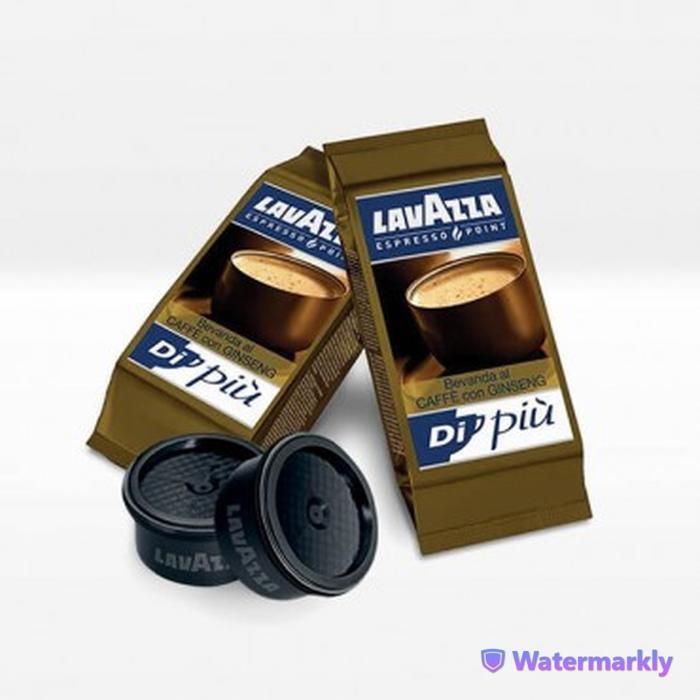 12 CAPSULES DE CAFÉ AU GINSENG LAVAZZA. ESPRESSO POINT - HAUTE QUALITE - 100% ITALIEN
