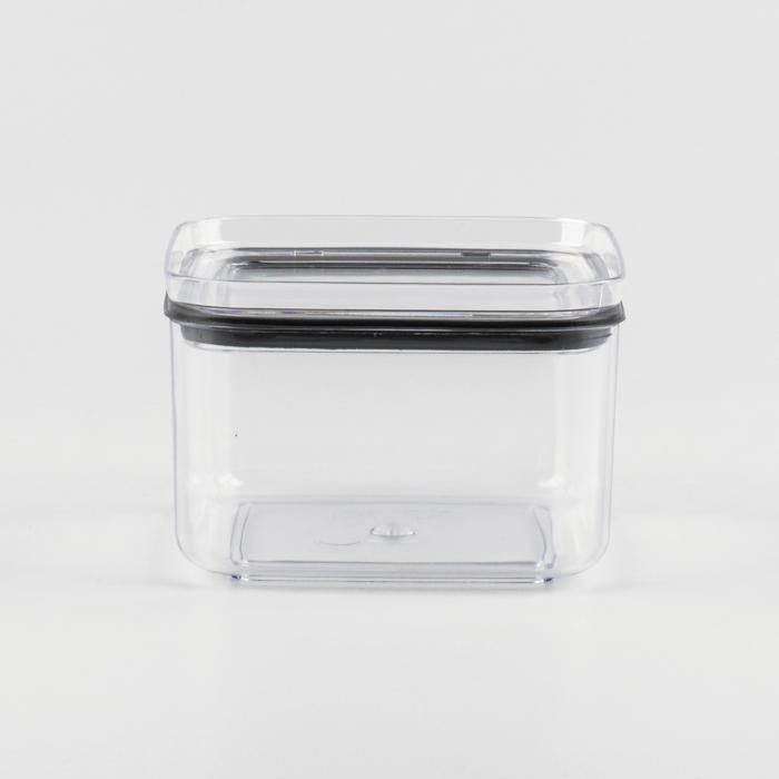 BOÎTE DE RANGEMENT 0,5L CARRÉ EP-145 TRANSPARENT