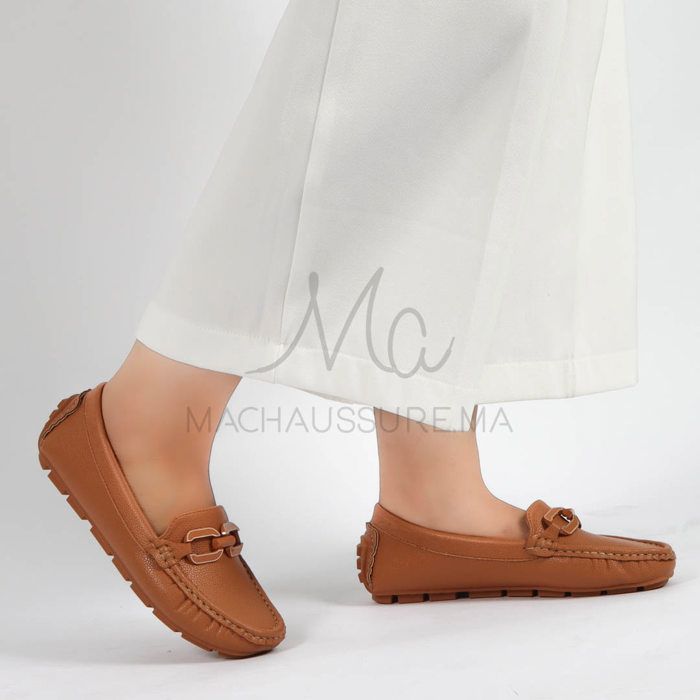Charme – mocassins femmes en Tabac - Marjane Mall - Image 1