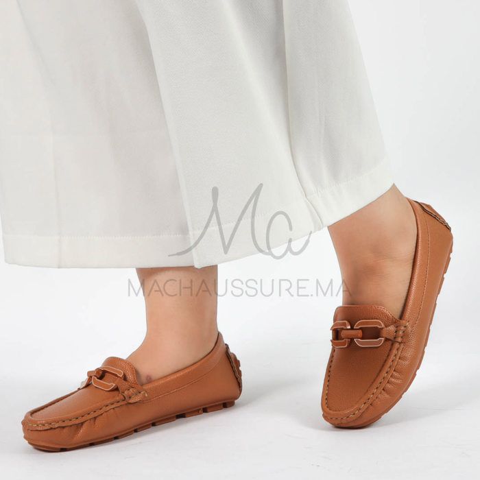 Charme – mocassins femmes en Tabac - Marjane Mall - Image 3
