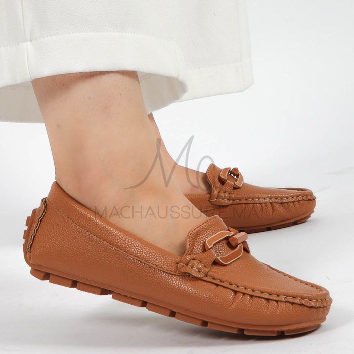 Charme – mocassins femmes en Tabac - Marjane Mall - Image 4