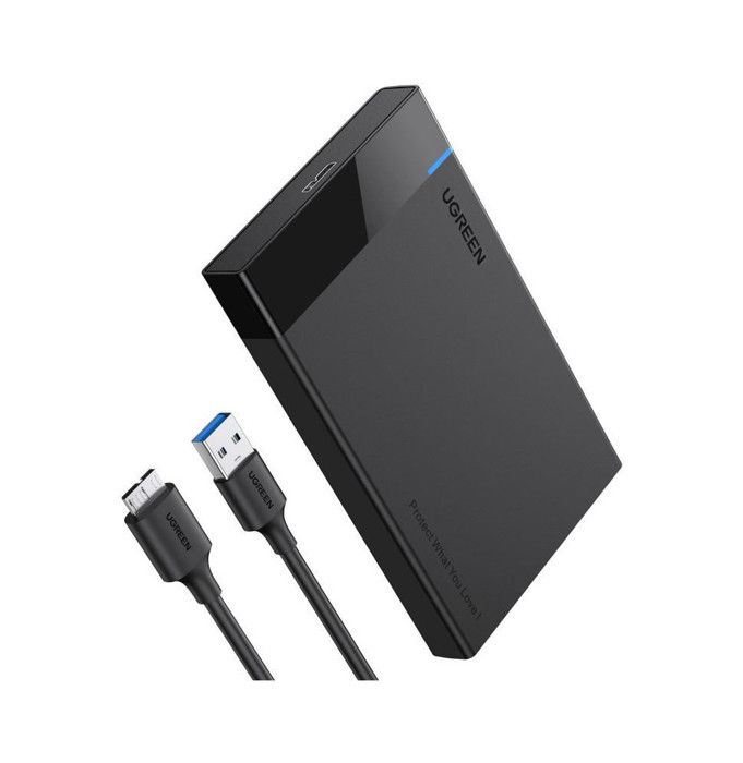Disque dur externe HDD 1To sur boitier SATA Ugreen USB 3.0 2.5"