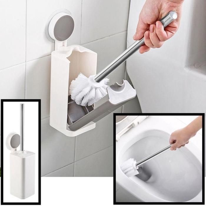 BROSSE DE WC  A SUSPENDUE BLANC