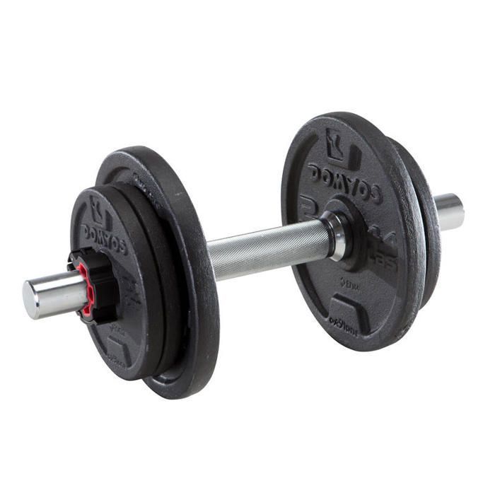 Ensemble d'haltères de musculation DOMYOS 10kg