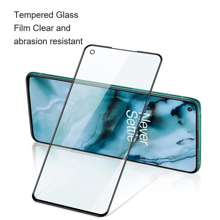 Verre de Protection Pour Oneplus Nord 2T/Nord 2 Full Glue 2Pcs