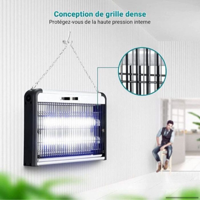 Anti Moustique LED, Tue Mouche Électrique 4W LED